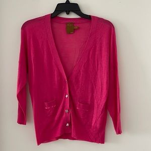 Ali Ro pink cardigan size small
